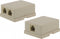 Xccess Modular Wall Box RJ11 Splitter - Wit