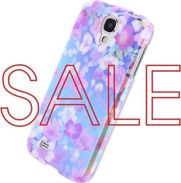 Xccess Oil Cover Samsung Galaxy S4 i9500/9505 Turquoise Flower