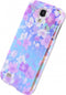 Xccess Oil Cover Samsung Galaxy S4 i9500/9505 Turquoise Flower