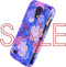 Xccess Oil Cover Samsung Galaxy S4 mini i9195 Purple Flower
