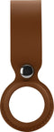 Xccess PU Leather Airtag Loop Brown
