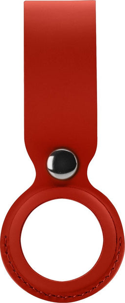 Xccess PU Leather Airtag Loop Red