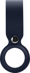 Xccess PU Lederen Airtag sleutelhanger hoesje Donker blauw
