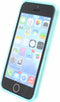 Xccess Rubber Case Apple iPhone 5/5S Transparant/Turquoise