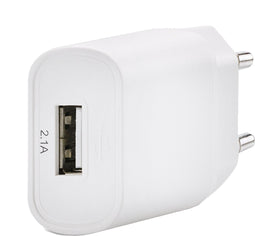 Xccess Single USB Oplader 10W 2.1A - Wit