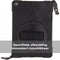 Xccess Survivor All-round Tablethoes geschikt voor Apple iPad 10.2 (2019/2020/2021) Hardcase Backcover + Schouderband + Standaard - Zwart