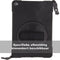 Xccess Survivor All-round Tablethoes geschikt voor Apple iPad Mini 6 (2021) Hardcase Backcover + Schouderband + Standaard - Zwart