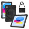 Xccess Survivor All-round Tablethoes geschikt voor Apple iPad Pro 11 (2022) Hardcase Backcover + Schouderband + Standaard - Zwart