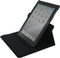 Xccess Tablethoes geschikt voor Apple iPad 2 (2011) Hoes | Xccess Rotating Stand Draaibare Bookcase - Zwart