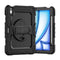 Xccess Tablethoes geschikt voor Apple iPad Air 11 Inch (2024) Hardcase Backcover | Xccess Survivor All-round + Schouderband | Schokbestendig iPad Air 11 Inch (2024) Telefoonhoesje | Anti Shock Proof + Standaard - Zwart