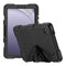 Xccess Tablethoes geschikt voor Samsung Galaxy Tab A9 (2023) Hardcase Backcover | Xccess Survivor Essential | Schokbestendig Galaxy Tab A9 (2023) Telefoonhoesje | Anti Shock Proof + Standaard - Zwart