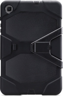 Xccess Tablethoes geschikt voor Samsung Galaxy Tab S6 Lite Hardcase Backcover | Xccess Survivor Essential | Schokbestendig Galaxy Tab S6 Lite Telefoonhoesje | Anti Shock Proof + Standaard - Zwart