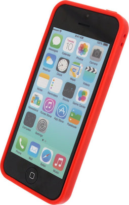 Xccess Telefoonhoesje geschikt voor Apple iPhone 5C Hoesje Hardcase | Xccess Bumper - Rood