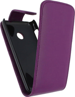 Xccess Telefoonhoesje geschikt voor Nokia Lumia 530 Hoesje | Xccess Flip Case Flipcase - Paars