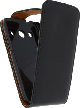 Xccess Telefoonhoesje geschikt voor Samsung Galaxy Ace 4 Hoesje | Xccess Flip Case Flipcase - Zwart