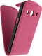 Xccess Telefoonhoesje geschikt voor Samsung Galaxy Ace 4 Hoesje | Xccess Flip Case Flipcase - Roze