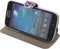 Xccess Telefoonhoesje geschikt voor Samsung Galaxy S4 Mini Hoesje | Xccess Book Stand Bookcase - Paars