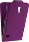 Xccess Telefoonhoesje geschikt voor Samsung Galaxy S5 Hoesje | Xccess Flip Case Flipcase - Paars