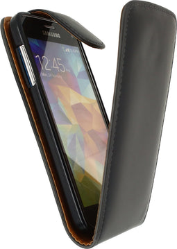 Xccess Telefoonhoesje geschikt voor Samsung Galaxy S5 Mini Hoesje | Xccess Flip Case Flipcase - Zwart
