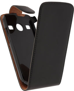 Xccess Telefoonhoesje geschikt voor Samsung Galaxy Xcover 2 Hoesje | Xccess Flip Case Flipcase - Zwart