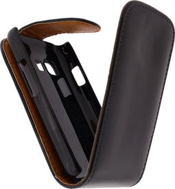 Xccess Telefoonhoesje geschikt voor Samsung Galaxy Young 2 Hoesje | Xccess Flip Case Flipcase - Zwart