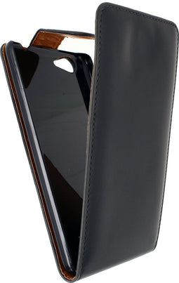 Xccess Telefoonhoesje geschikt voor Wiko Pulp Fab Hoesje | Xccess Flip Case Flipcase - Zwart