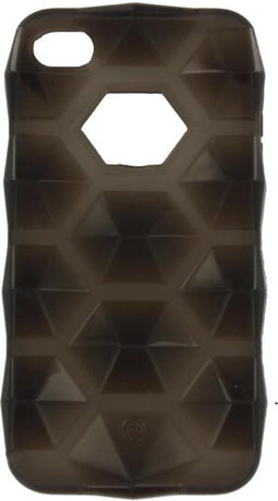 Xccess TPU Case Apple iPhone 4/4S Prisma Transparant Black