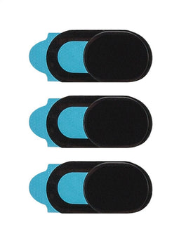 Xccess Webcam Cover Privacy Schuifje - Zwart - 3-Pack (3-Pack)