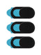 Xccess Webcam Cover Privacy Schuifje - Zwart - 3-Pack (3-Pack)