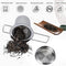 Filter voor Perfect Kopje Thee - RVS - Mooi Design - Set van 2