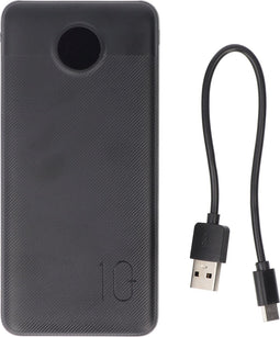 XCell Powerbank X10000PD met 10.000 mAh capaciteit, USB-C PD3.0, snelladen, LED-display, 2x USB-uitgang 1x USB-C-uitgang