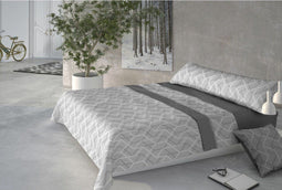 Set beddengoed Pierre Cardin CORALINA AINA Grijs Bed van 90