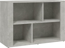 vidaXL - Dressoir - 80x30x54 - cm - bewerkt - hout - betongrijs