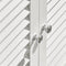 SoBuy FRG237-W - Wastafelonderkast - 2 Deuren 2 Opbergplanken - Wit 60x35x58cm