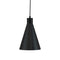 Miles - Zwarte metalen hanger - Moderne uitstraling