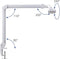 MAULintro LED Bureaulamp - dimmbaar - tafelklem - wit - 1 stuk - 61.5 x 33.5 x 51.5 cm - MAUL