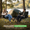 Travelhawk Campingstoel - Opvouwbaar - 120KG Draagvermogen - Zwart (1-Pack)
