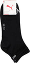 Puma - Unisex Quarter Plain Enkelsokken - Gerecycled materiaal - Zwart (3-pack)