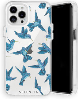 Selencia Hoesje Geschikt voor iPhone 13 Pro Hoesje - Selencia Zarya Fashion Extra Beschermende Backcover - Birds