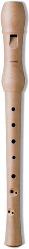 Hohner B9560 Musica Sopran Blockfluit Barock, dubbel, Birnbaum natur - Sopraan blokfluit (Barok)