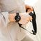 XCOAST Design Dames / Heren - Smartwatch - SIONA 2 - Diamant zwart + extra armband - Metalen armbanden