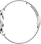 XCOAST Design Dames / Heren - Smartwatch - SIONA 2 - Topaz Zilver - Metalen armband