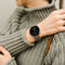 XCOAST Design Dames / Heren - Smartwatch - SIONA 2 - Topaz Zilver - Metalen armband