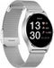 XCOAST JOLI smartwatch voor vrouwen (3,9 cm/1,3 inch, IOS ANDROID) fitnesstracker en vrouwensporthorloge, nieuwste generatie, milanaise band, snelwisselfunctie, zilver, IP67 waterdicht, hartslag, bloeddruk, bloedzuurstof