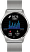 XCOAST JOLI smartwatch voor vrouwen (3,9 cm/1,3 inch, IOS ANDROID) fitnesstracker en vrouwensporthorloge, nieuwste generatie, milanaise band, snelwisselfunctie, zilver, IP67 waterdicht, hartslag, bloeddruk, bloedzuurstof