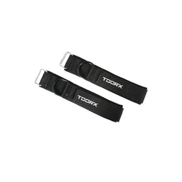 Toorx Fitness- Ankle Strap - Enkelband Fitness - Krachttraining Accessoires - Zwart - Billen Trainer - 2 stuks