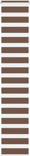 vidaXL - Zebra - rolgordijn - 40x230 - cm - stofbreedte - 35,9 - cm - polyester - bruin