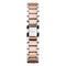 Rosefield The Tribeca Dames Horloge - Zilver + Rosé Goud Ø33mm - TWSSRG-T64