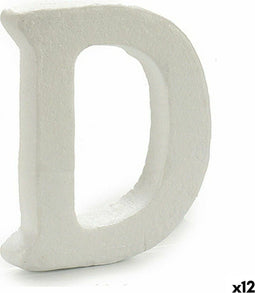 Pincello Brief D Wit Polyestyreen 2 X 15 X 11,5 Cm (12 Stuks)
