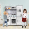 Coast Houten Speelkeuken XXL - Fornuis met Licht & Geluid en Ijsmachine - Wit - 91 x 30 x 102 cm